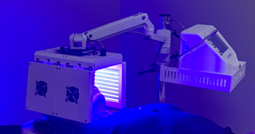 Blue LED light therapy for Acne