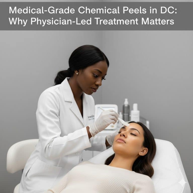 Medical grade chemical peel treatment in Washington DC -AnewSkin MedSpa