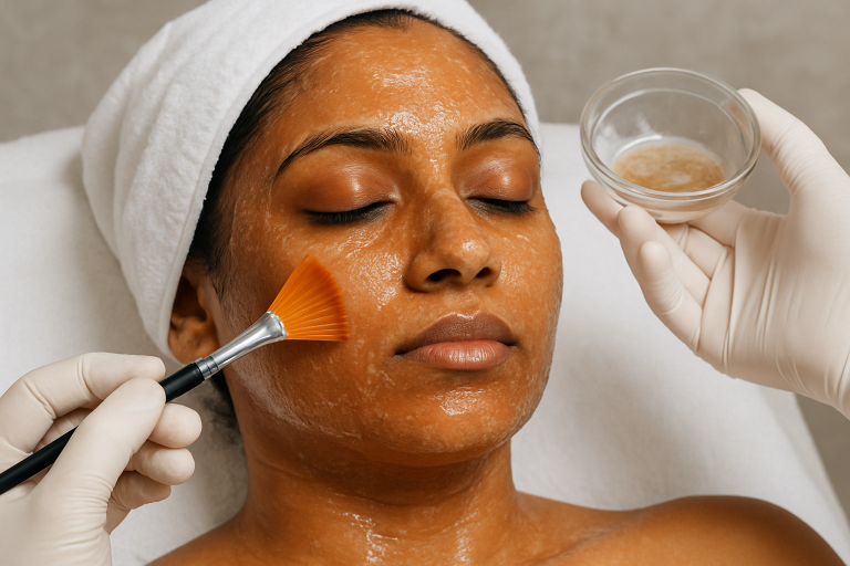 “Physician-led chemical peel treatment in Washington DC for hyperpigmentation and skin rejuvenation”